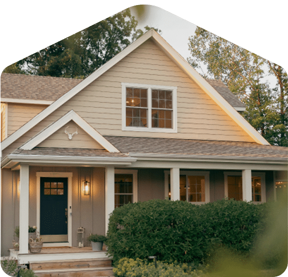 Charming house with lush greenery