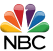 Colorful peacock logo of NBC